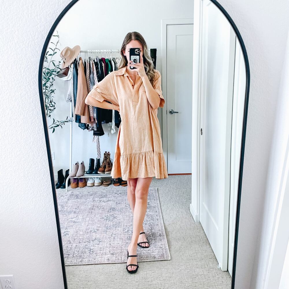 BAUM UND PFERDGARTEN Neutral Cream Cheetah Mini Dress - Picture 12 of 12